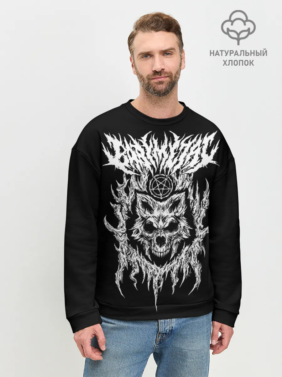 Мужской свитшот базовый / Baby Metal Wolf