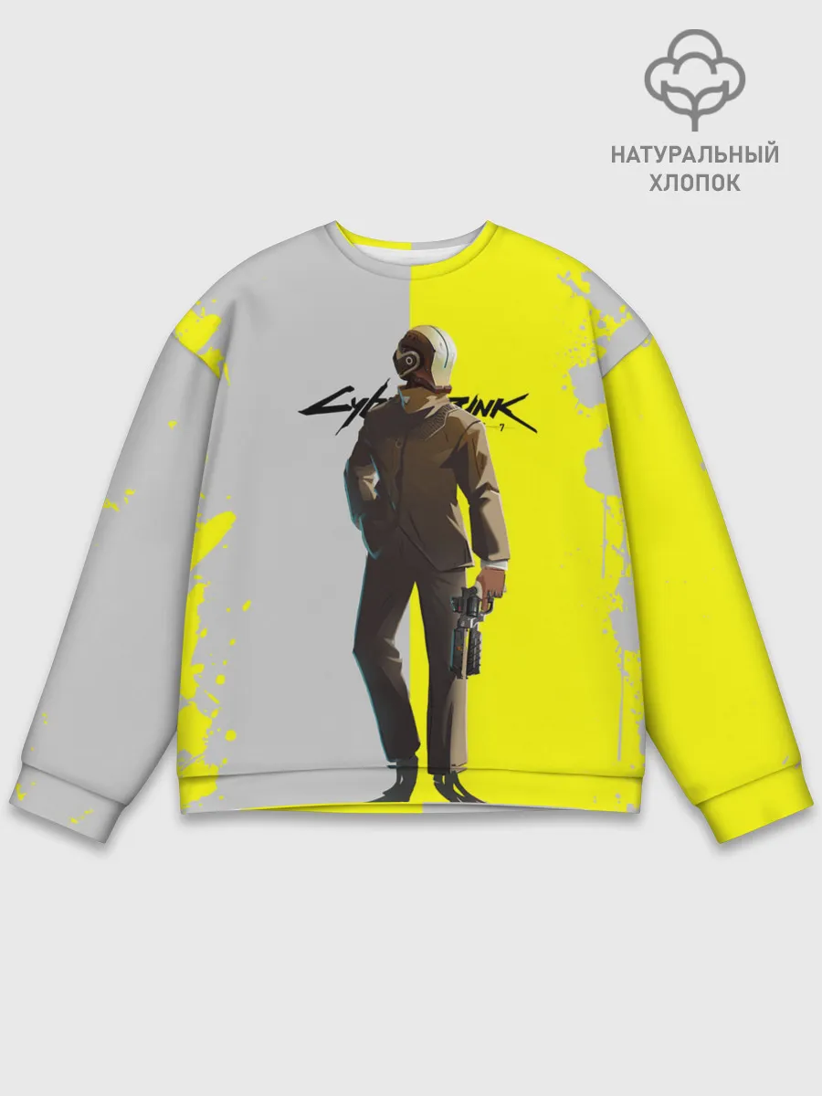 Мужской свитшот базовый / CYBERPUNK 2077 | КИБЕРПАНК