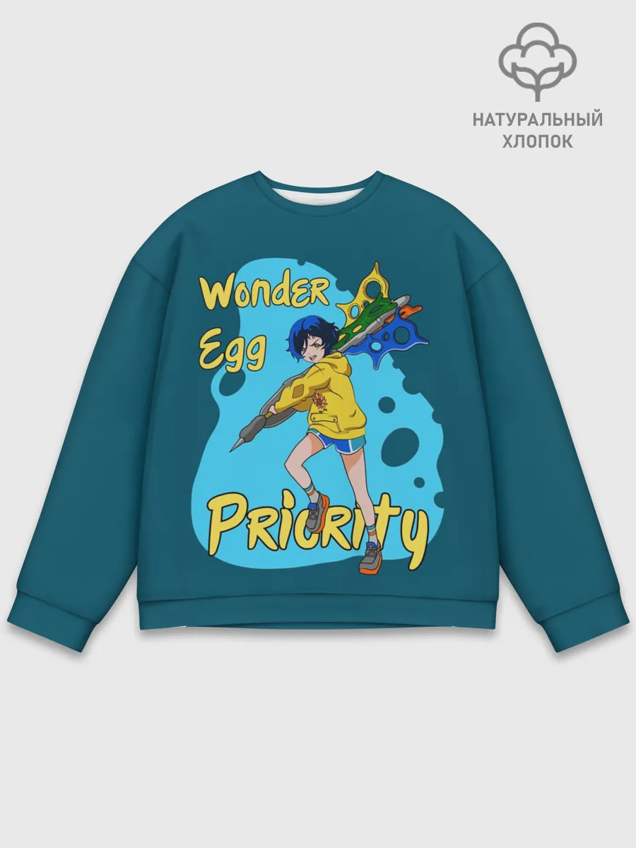 Мужской свитшот базовый / Wonder Egg Priority
