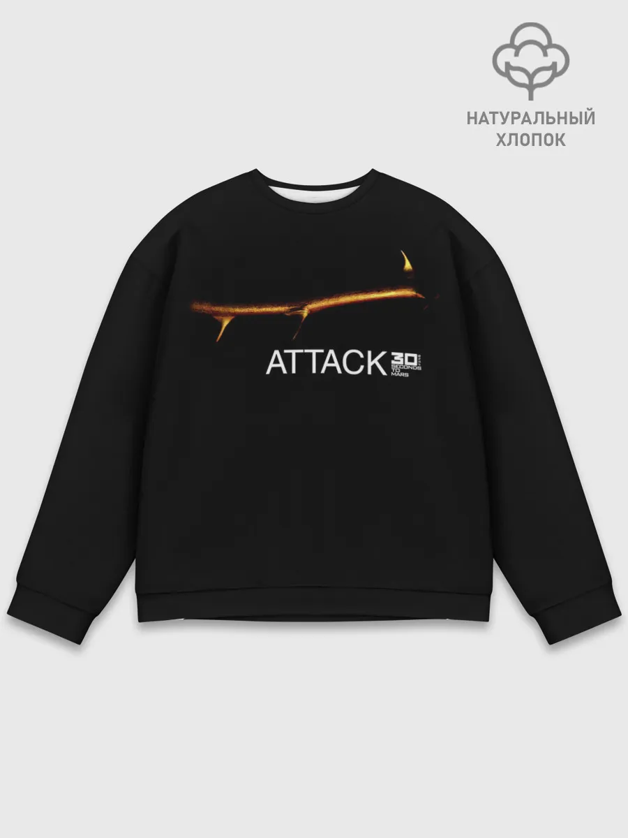 Мужской свитшот базовый / ATTACK 30 Seconds to Mars