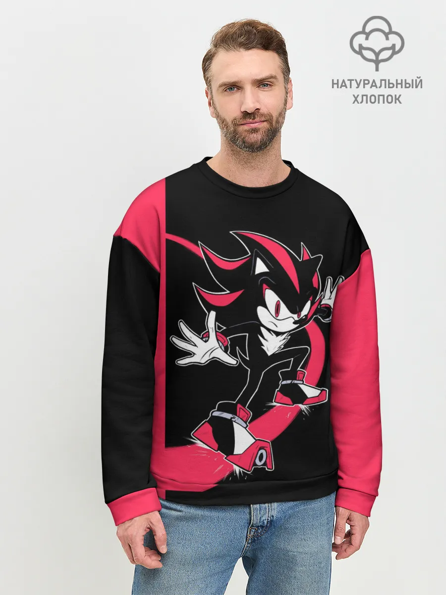 Мужской свитшот базовый / SONIC X | DARK SONIC
