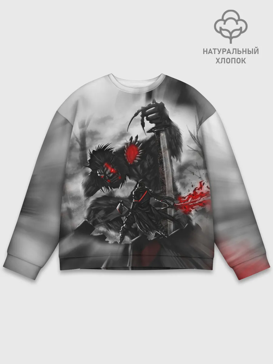 Мужской свитшот базовый / Sekiro shadows die twice