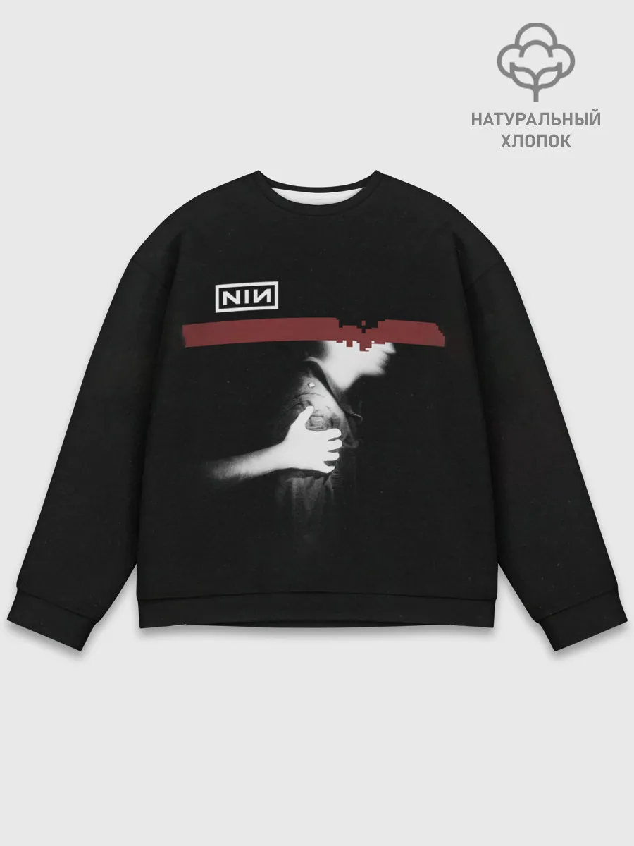 Мужской свитшот базовый / Nine Inch Nails