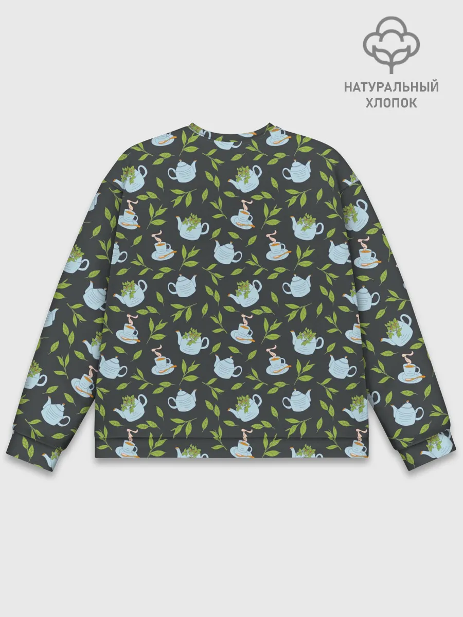 Мужской свитшот базовый / Чай с мятой