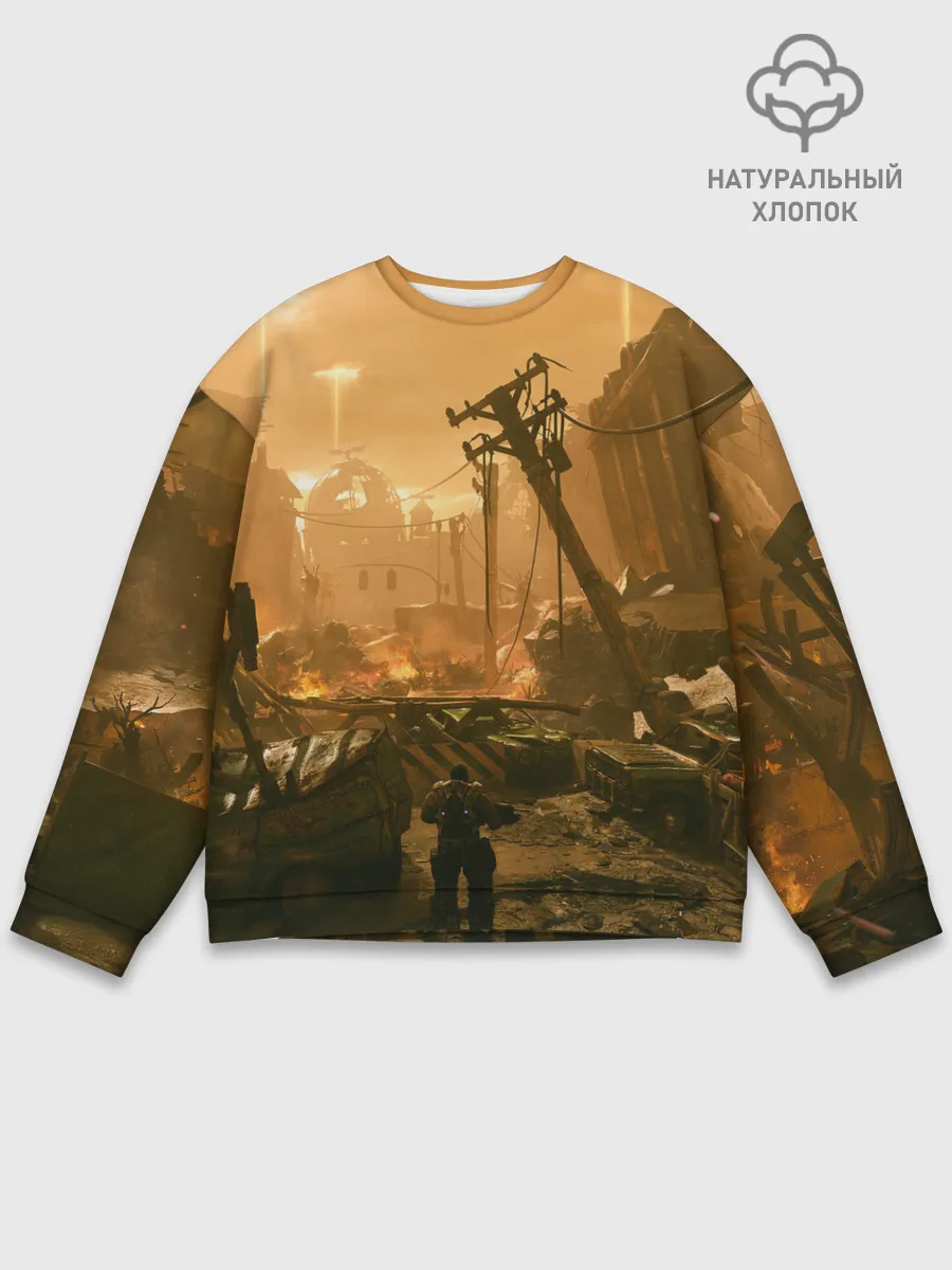 Мужской свитшот базовый / GEARS OF WAR | ШЕСТЕРЕНКИ