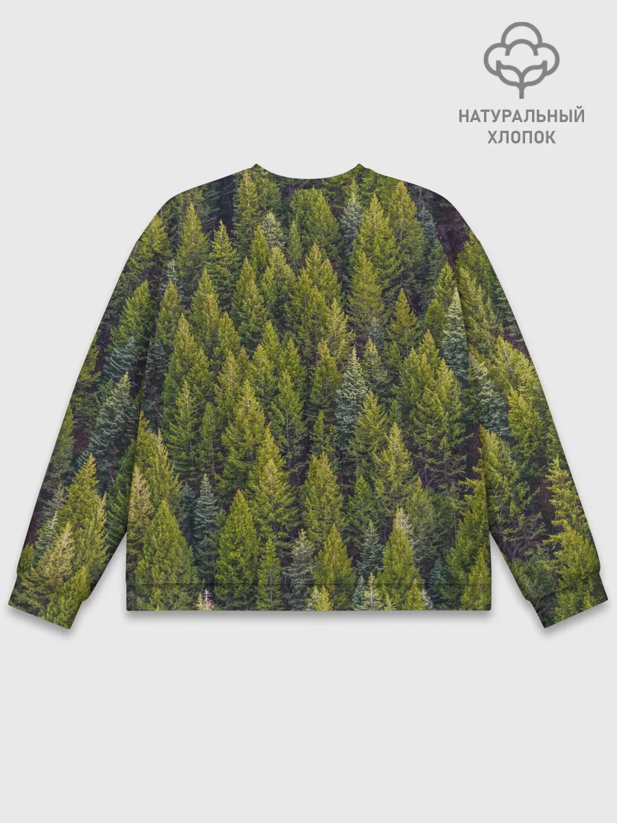 Мужской свитшот базовый / лес вечный