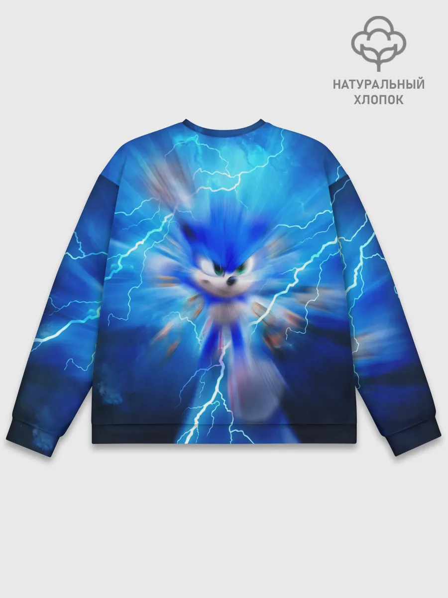 Мужской свитшот базовый / SONIC | СИНИЙ ЁЖ