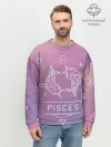Мужской свитшот базовый / Знак Рыбы