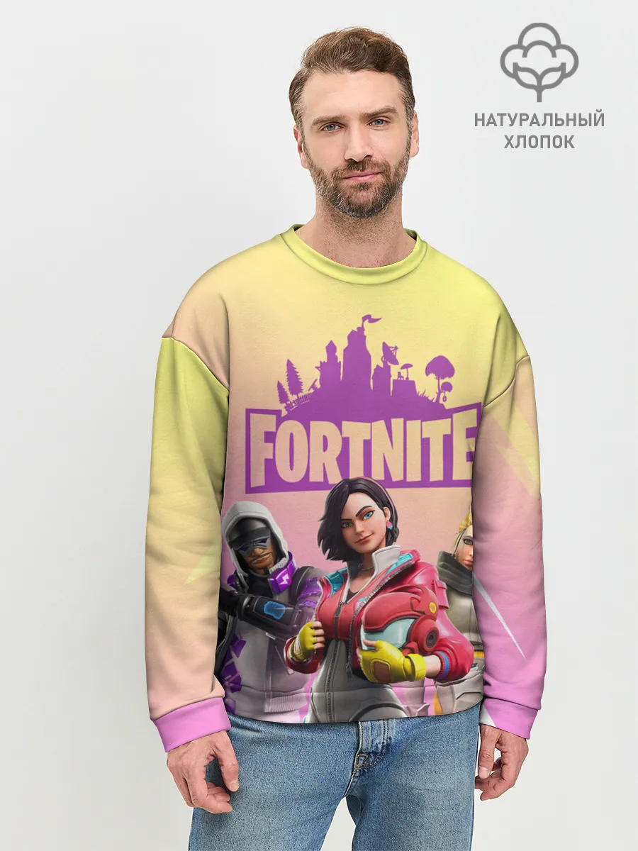 Мужской свитшот базовый / Fortnite Squad