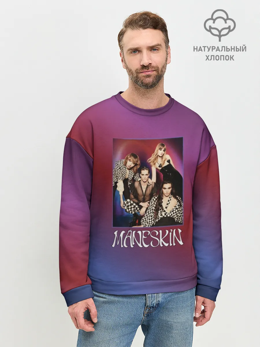 Мужской свитшот базовый / Maneskin forever