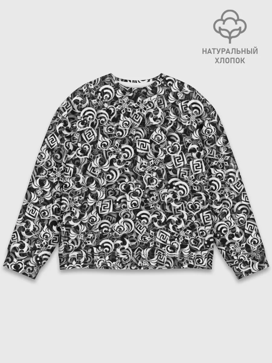 Мужской свитшот базовый / Genshin impact elements