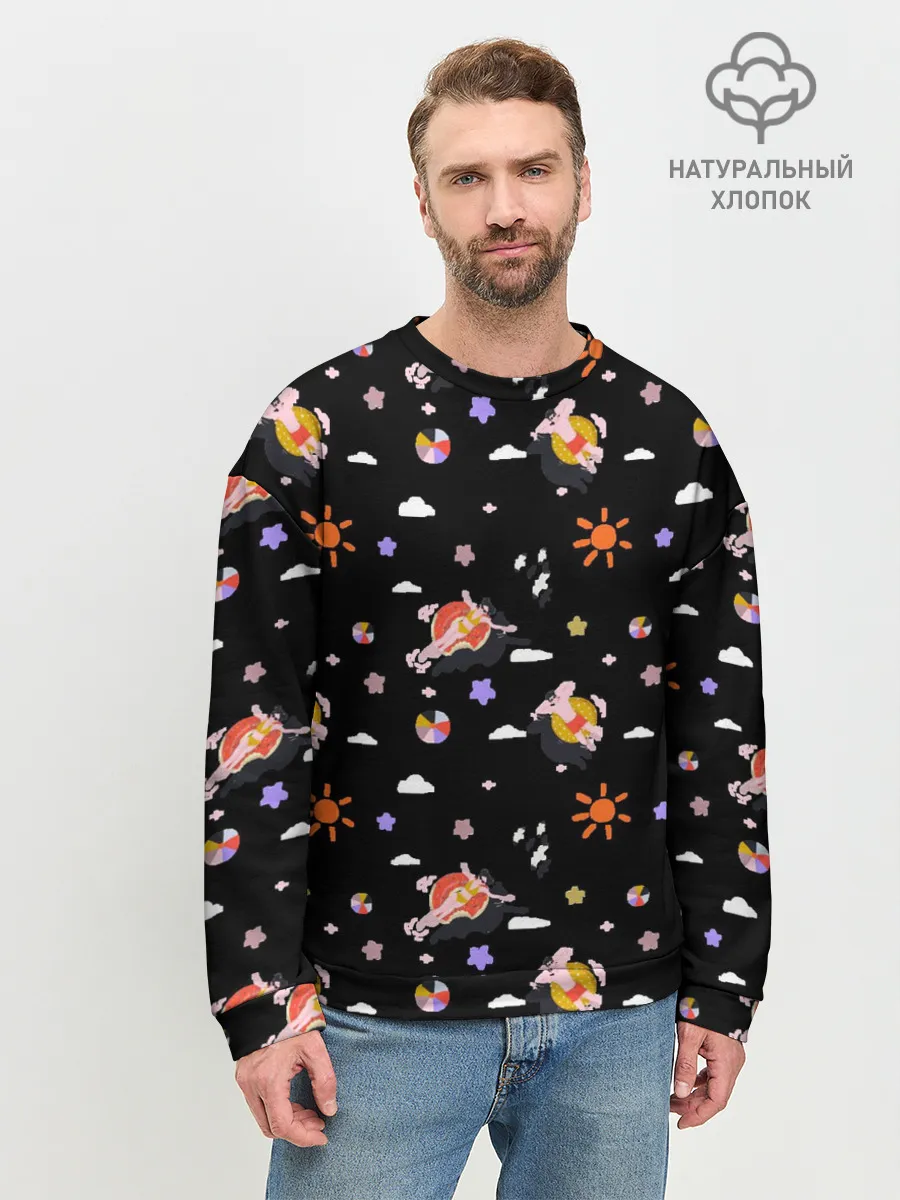 Мужской свитшот базовый / отпуск
