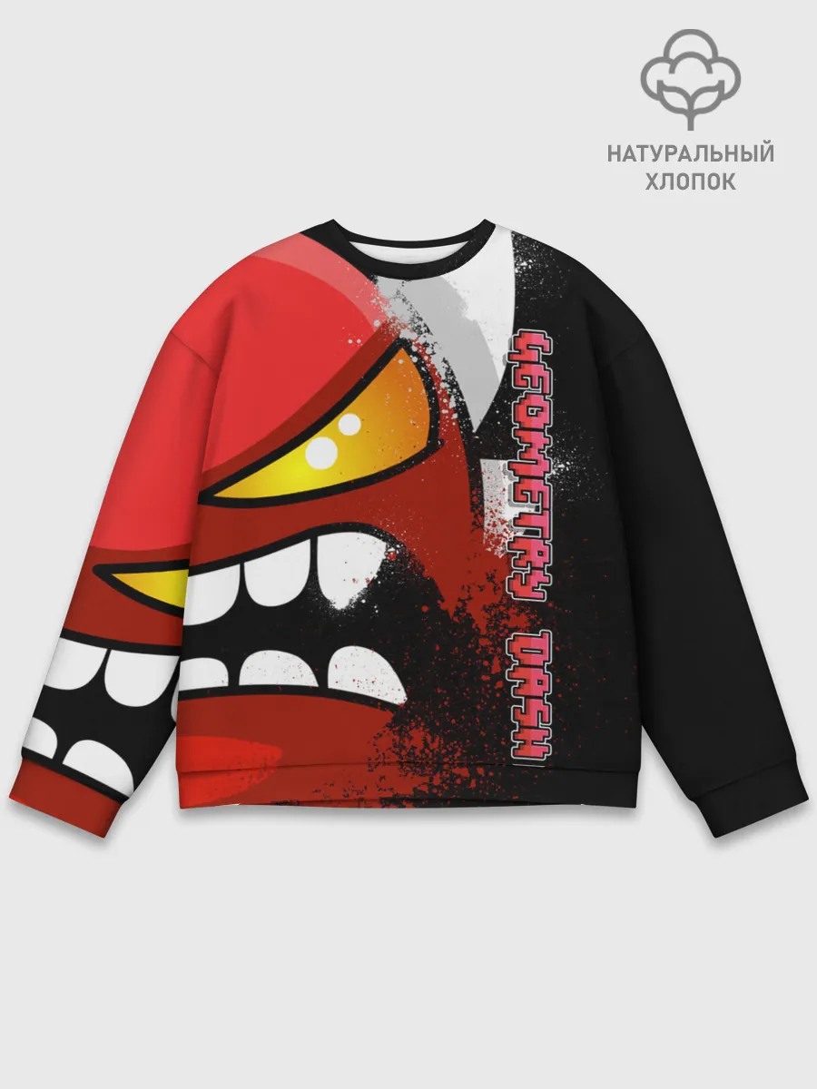 Мужской свитшот базовый / Geometry Dash