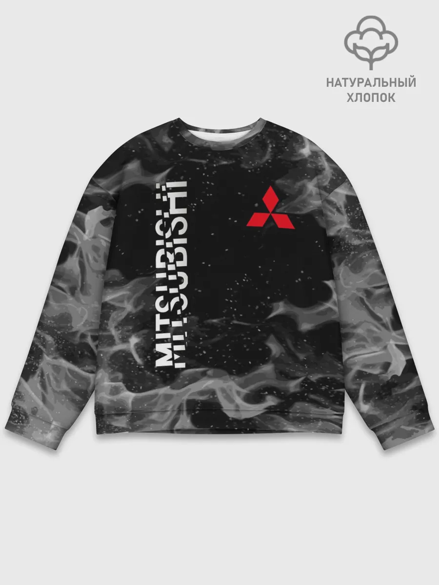 Мужской свитшот базовый / MITSUBISHI | ОГОНЬ