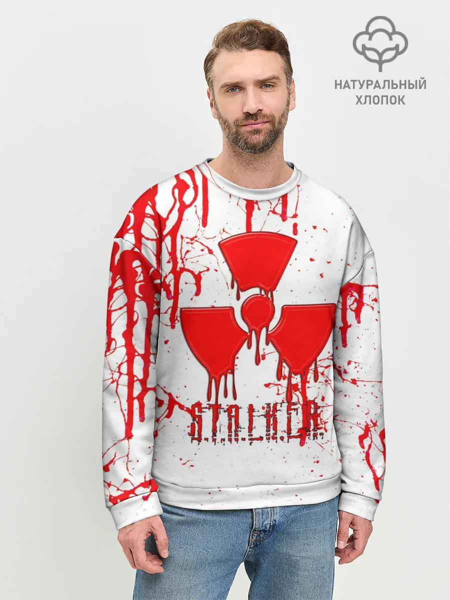 Мужской свитшот базовый / S.T.A.L.K.E.R. БРЫЗГИ КРОВИ