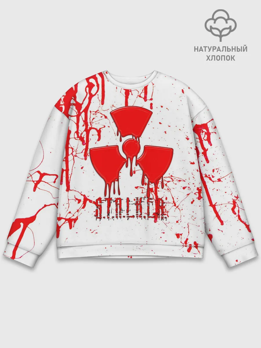 Мужской свитшот базовый / S.T.A.L.K.E.R. БРЫЗГИ КРОВИ