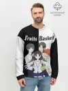 Мужской свитшот базовый / Корзинка фруктов персонажи