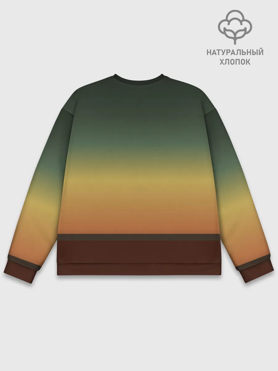 Мужской свитшот базовый / Maneskin в лучах заката