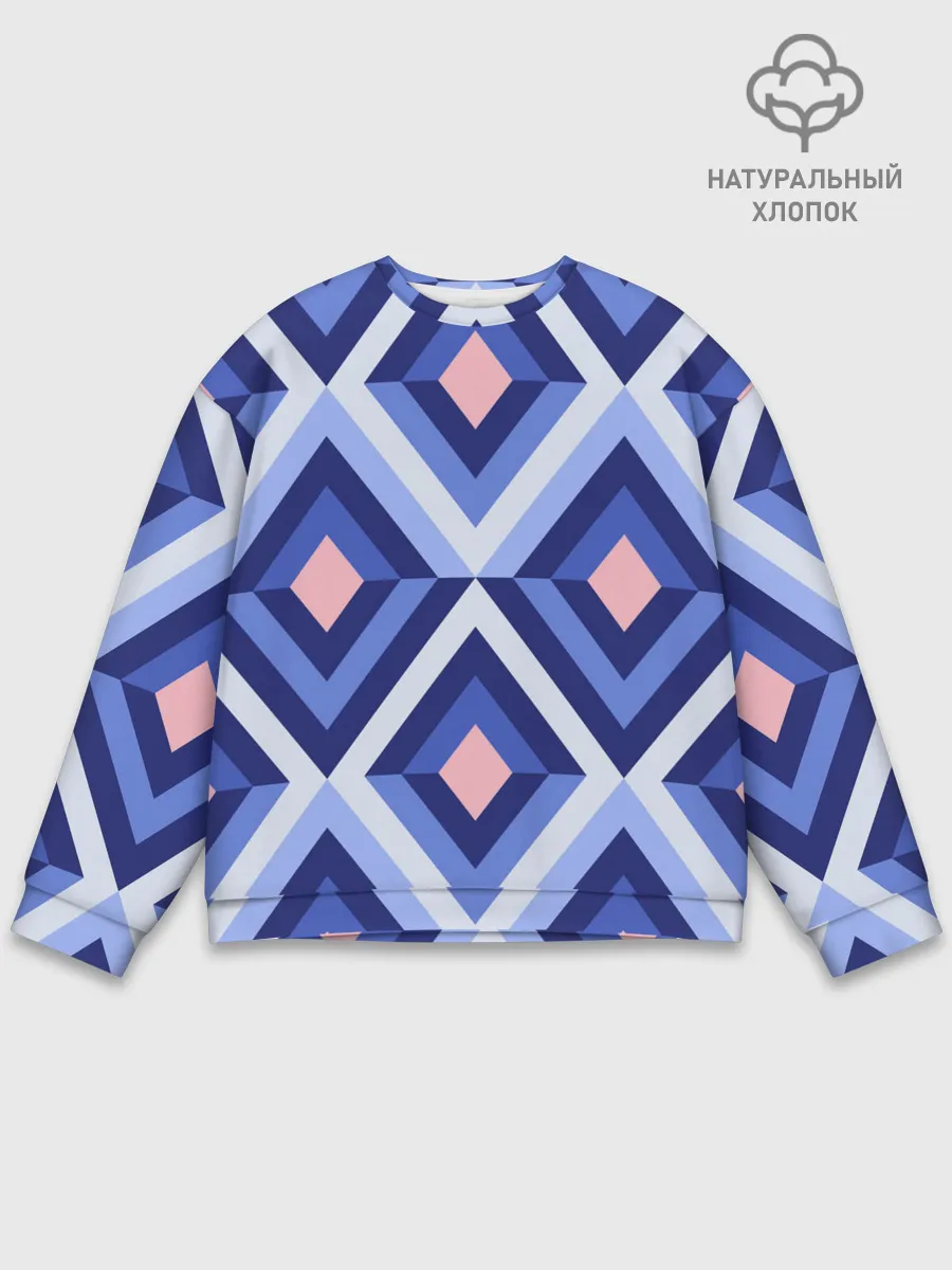 Мужской свитшот базовый / узор