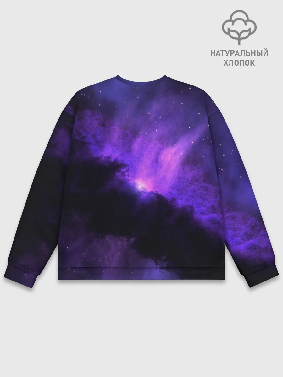 Мужской свитшот базовый / Пикачу прыжок в молниях