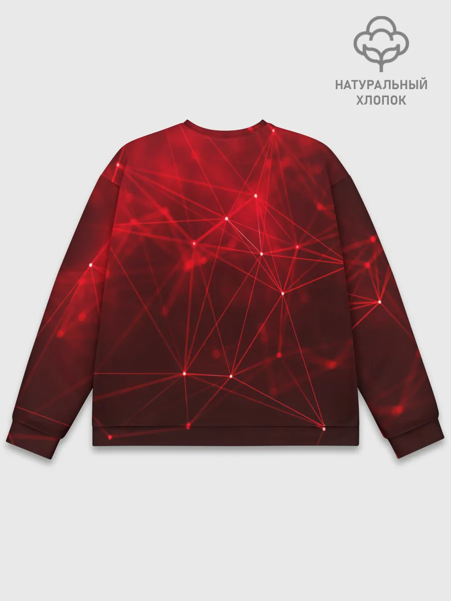 Мужской свитшот базовый / Собака в стиле KISS