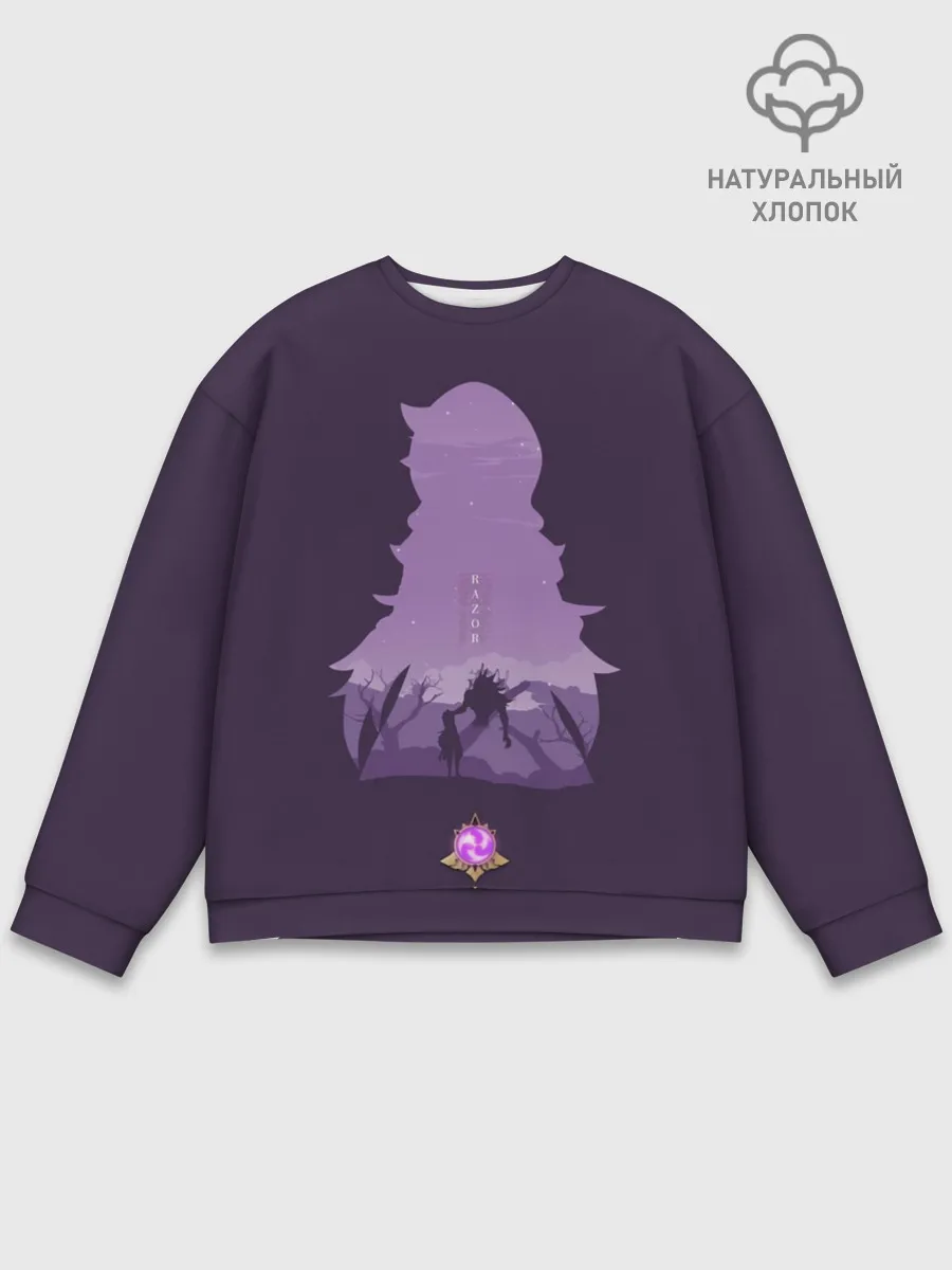 Мужской свитшот базовый / RAZOR | РЕЙЗОР | ГЕНШИН