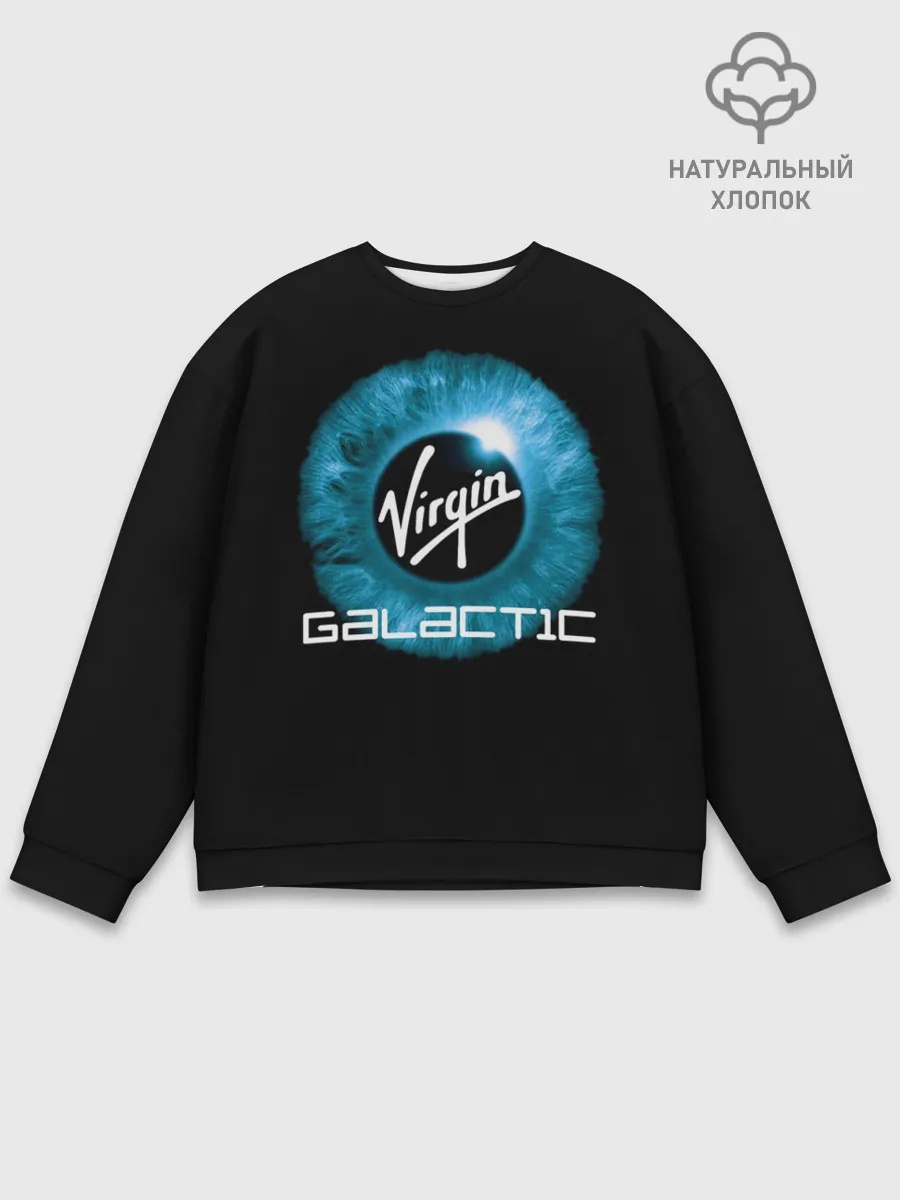 Мужской свитшот базовый / Virgin Galactic / Вирджин Галактик