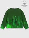 Мужской свитшот базовый / Зеленый город