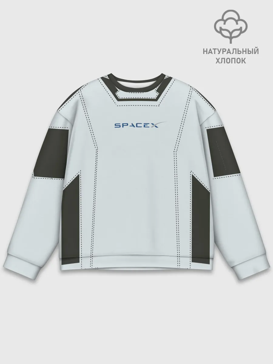Мужской свитшот базовый / Скафандр SpaсeX