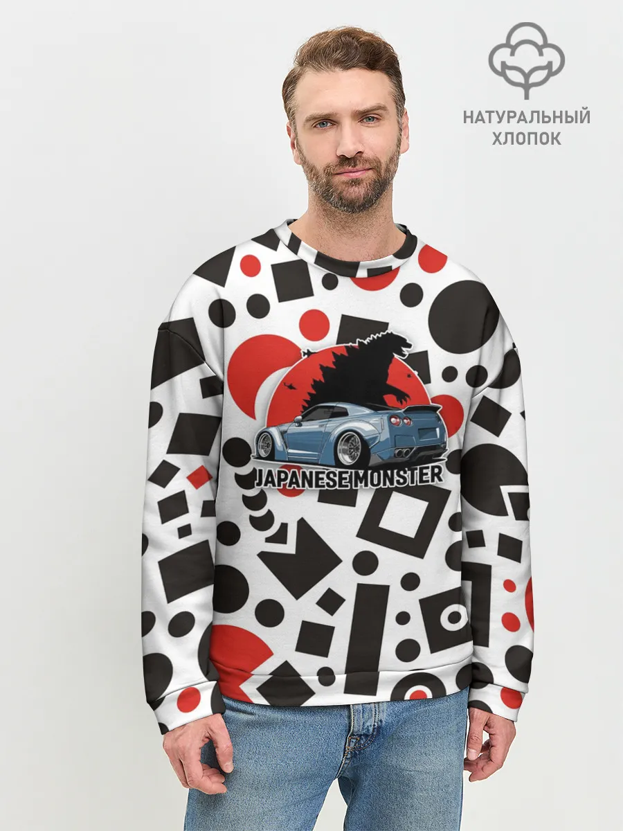 Мужской свитшот базовый / Японские Монстры