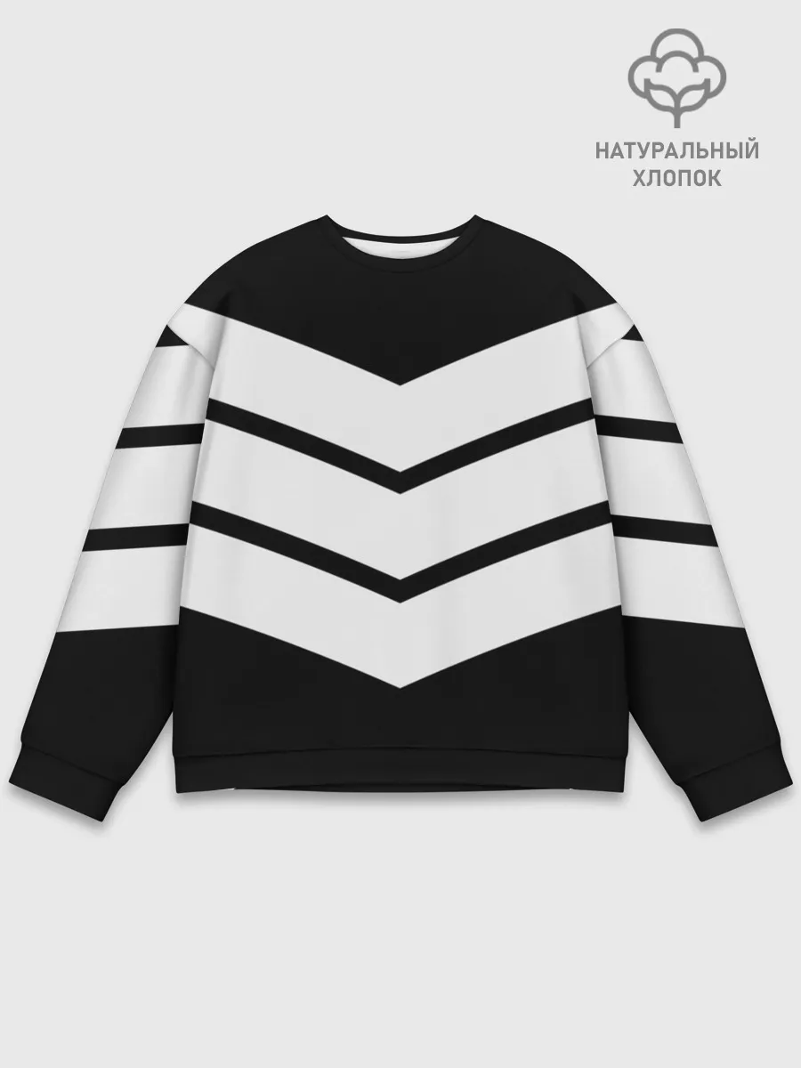 Мужской свитшот базовый / Три полоски