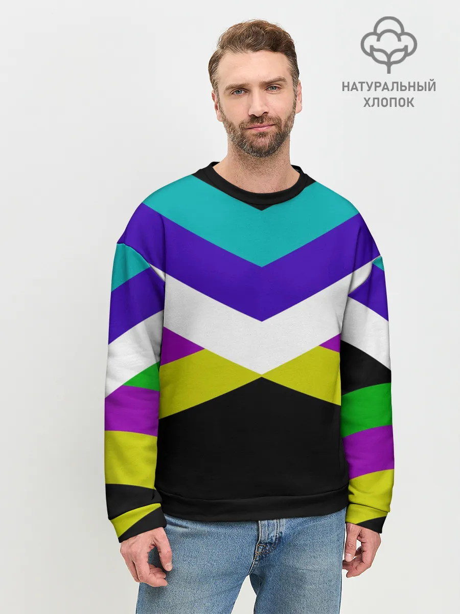 Мужской свитшот базовый / Полосы