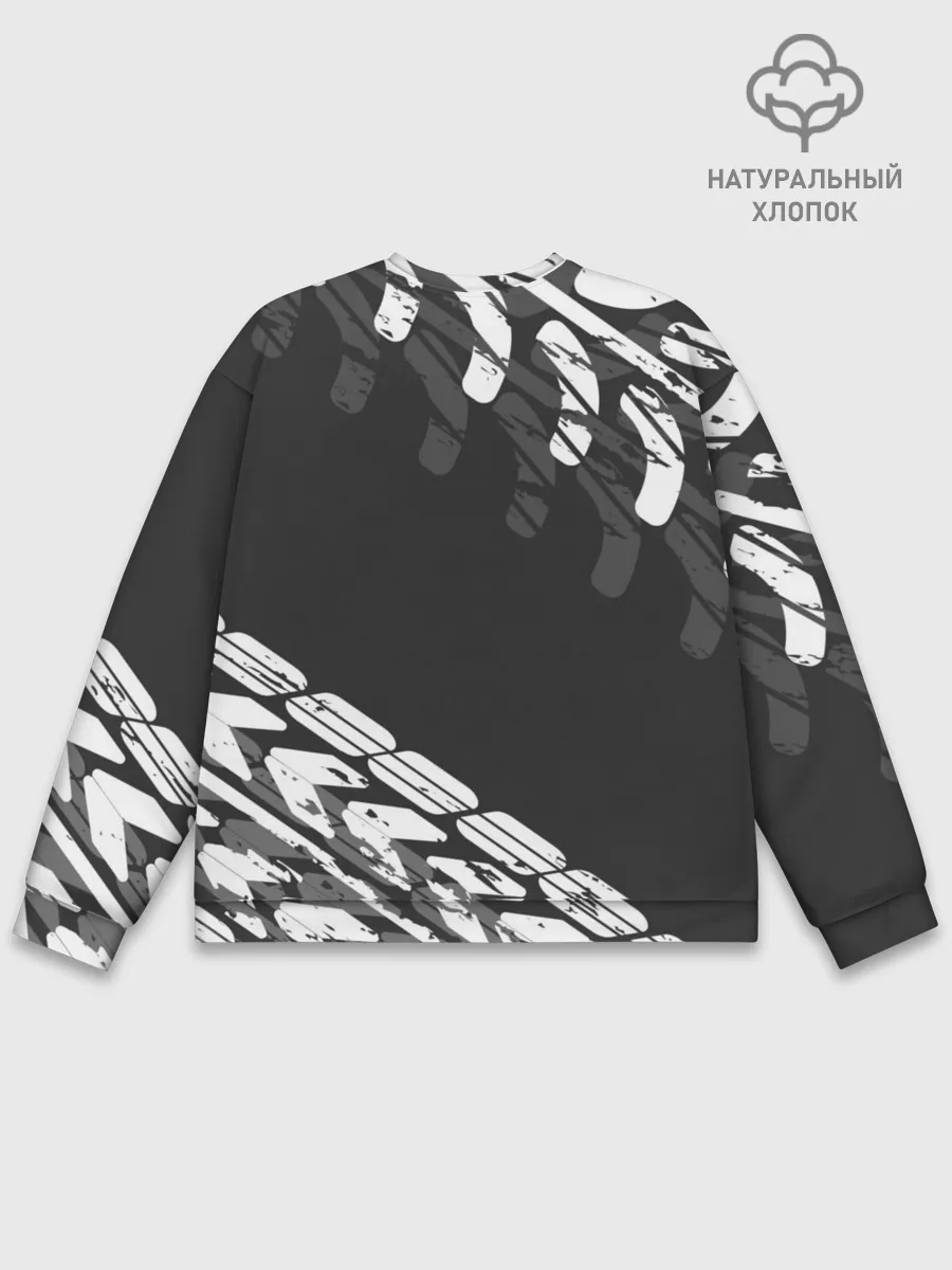 Мужской свитшот базовый / БМВ | BMW TIRE TREAD