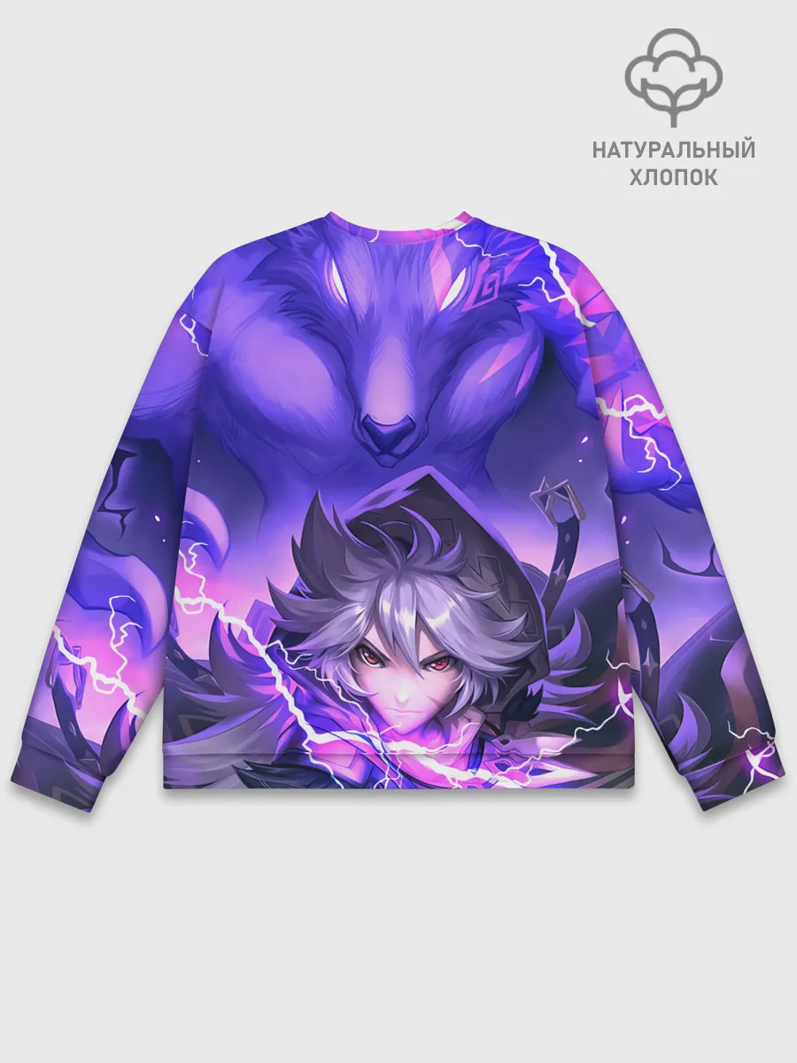 Мужской свитшот базовый / Рэйзор | Genshin Impact | Геншин Импакт
