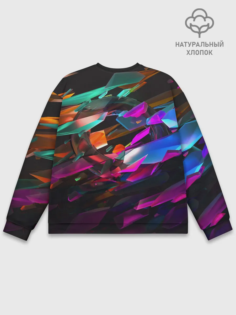 Мужской свитшот базовый / Стеклянный лед