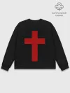 Мужской свитшот базовый / Красный Крест
