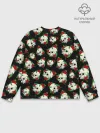 Мужской свитшот базовый / Черепа и розы / Skull and Roses