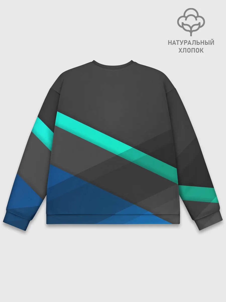 Мужской свитшот базовый / PEACE | ПИС | МИР