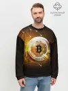 Мужской свитшот базовый / КРИПТОВАЛЮТА БИТКОИН