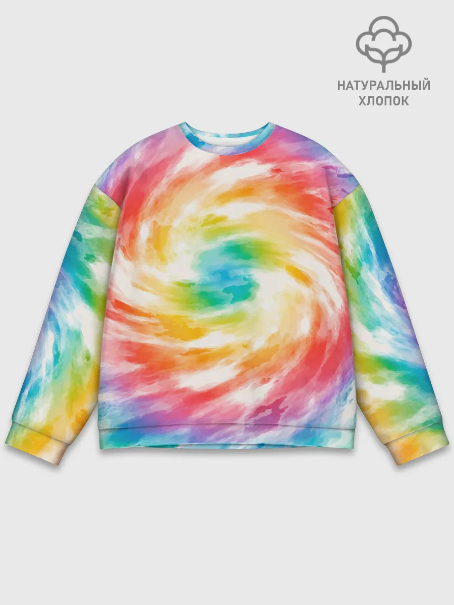 Мужской свитшот базовый / РАДУЖНЫЙ УРАГАН | HURRICANE