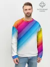 Мужской свитшот базовый / РАДУЖНЫЕ ПОЛОСЫ | RAINBOW