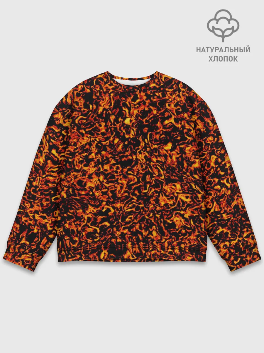 Мужской свитшот базовый / Лавовое расторжение