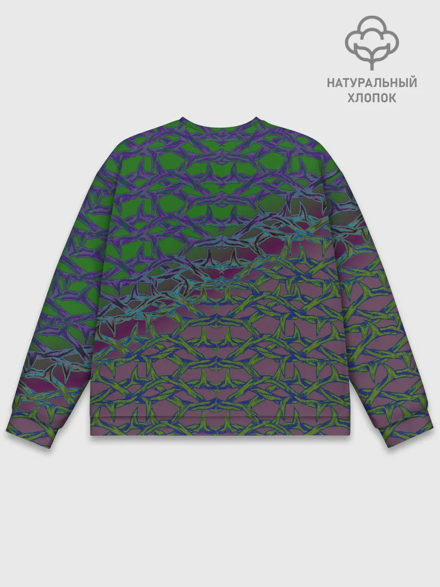 Мужской свитшот базовый / Колючая проволока