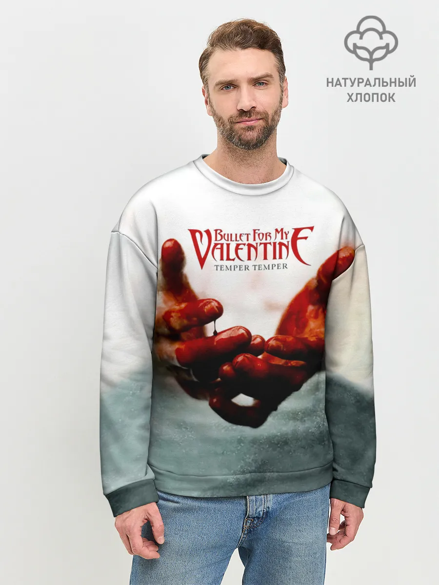 Мужской свитшот базовый / Temper Temper - Bullet For My Valentine