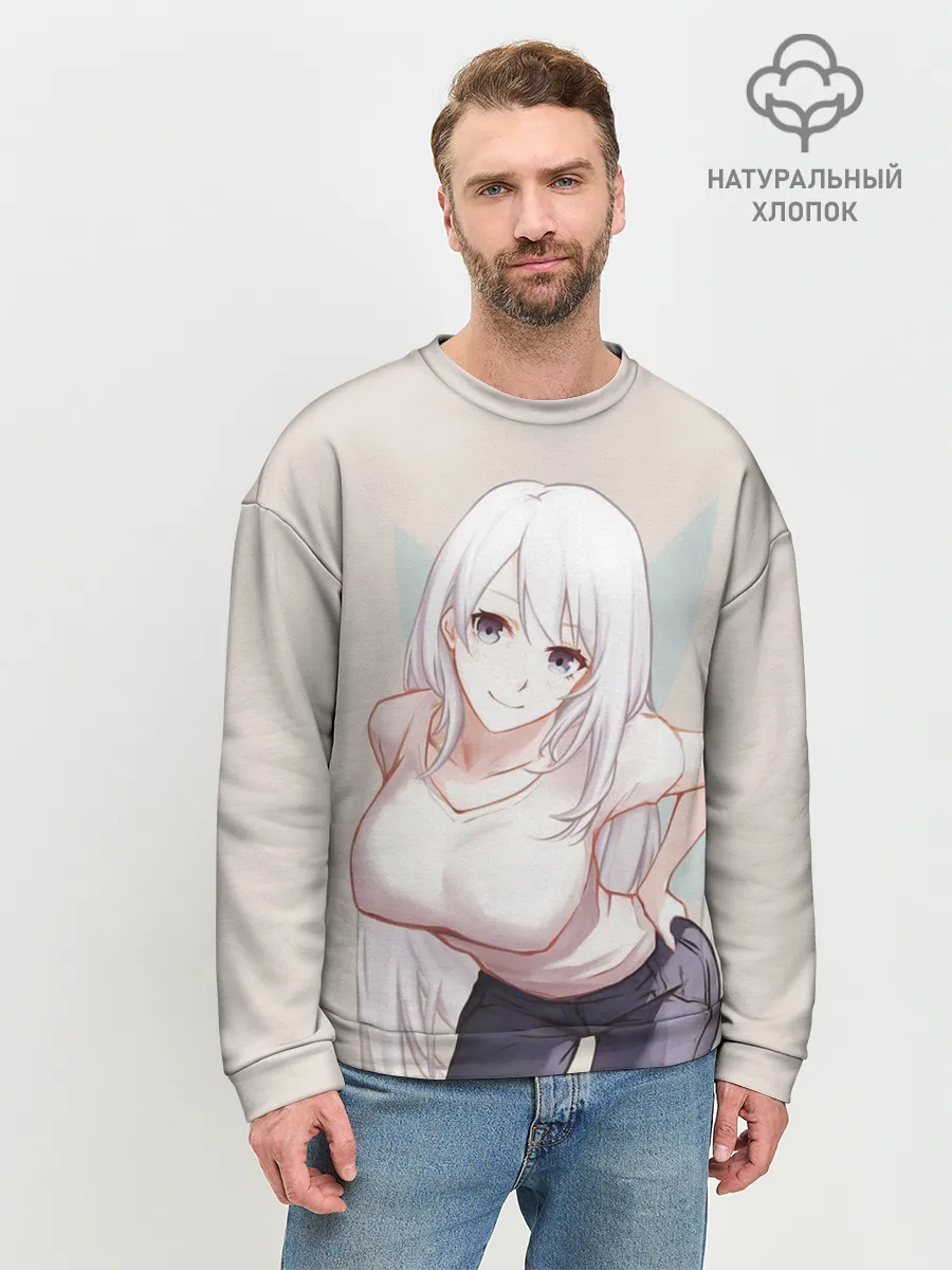 Мужской свитшот базовый / Reona Kisaragi