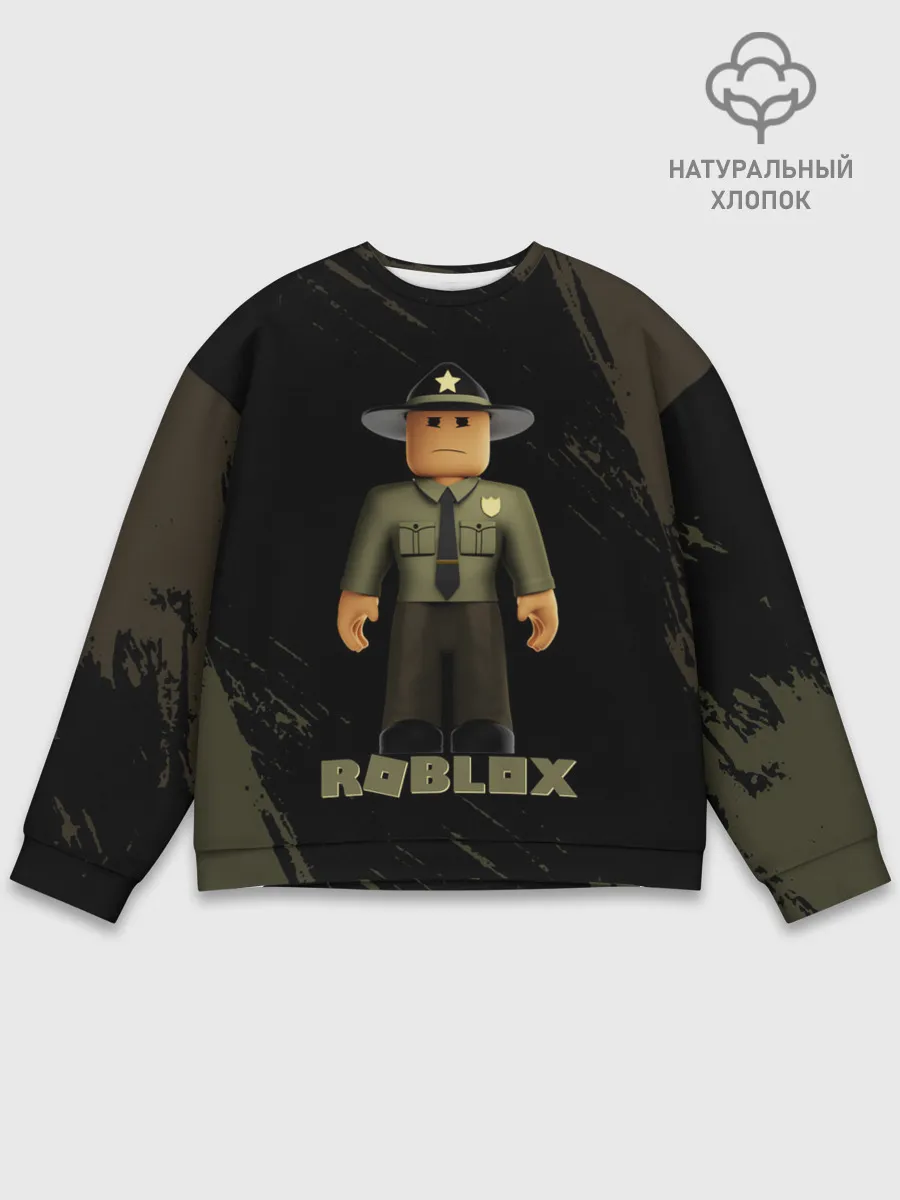 Мужской свитшот базовый / ШЕРИФ | РОБЛОКС