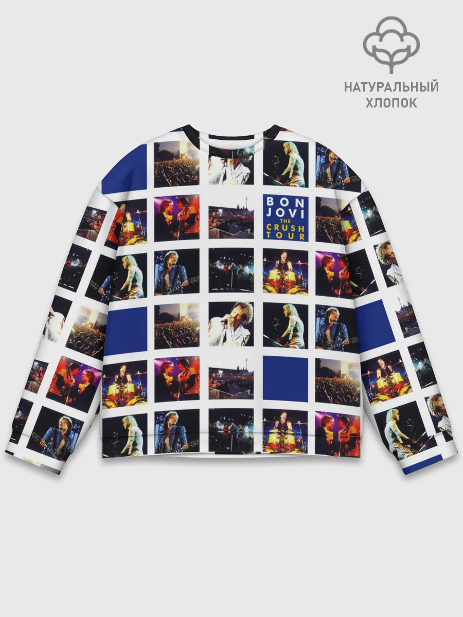 Мужской свитшот базовый / The Crush Tour - Bon Jovi