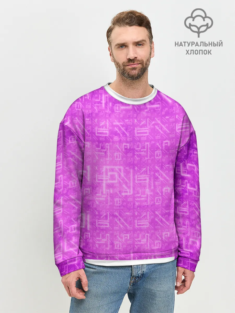 Мужской свитшот базовый / FORTNITE PINK | ФОРТНАЙТ