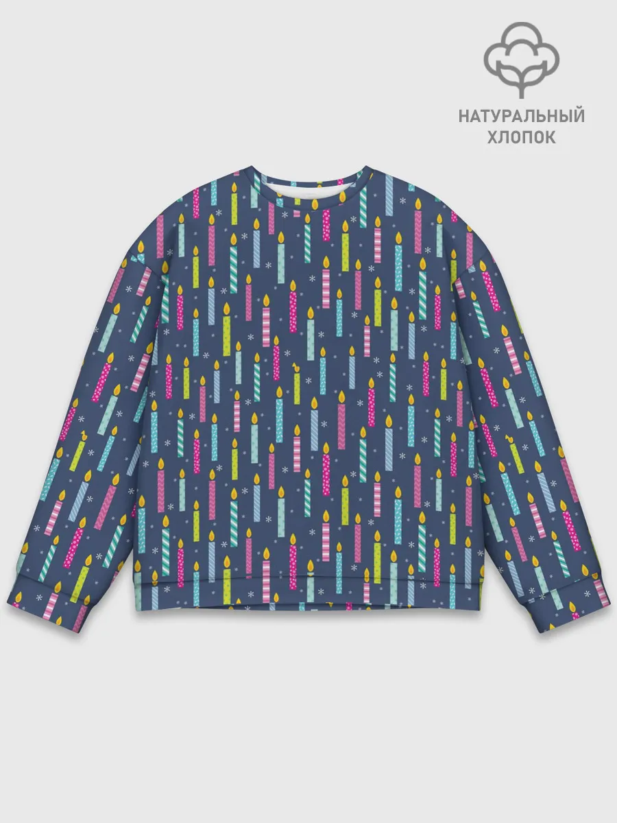 Мужской свитшот базовый / Свечи