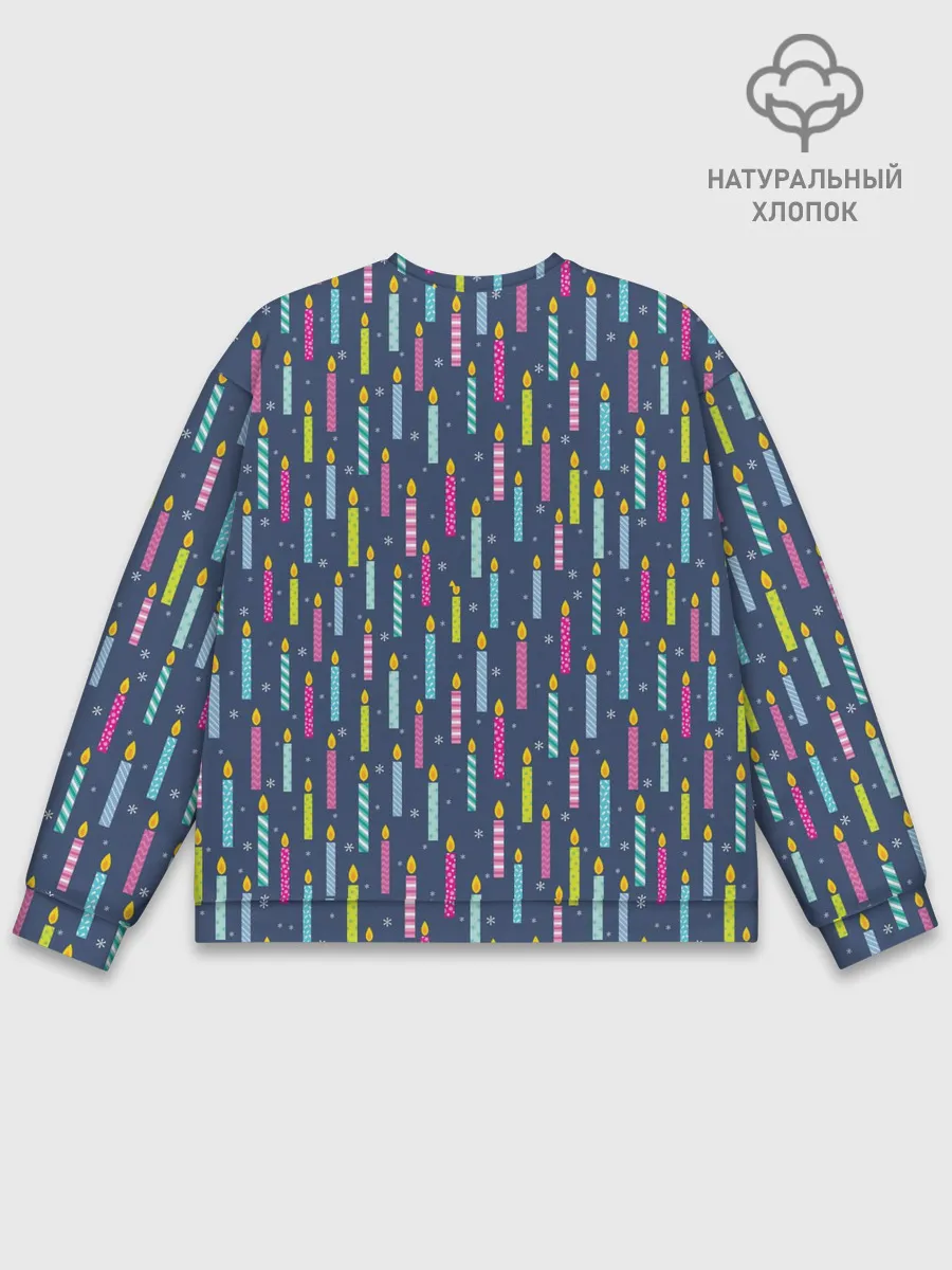 Мужской свитшот базовый / Свечи